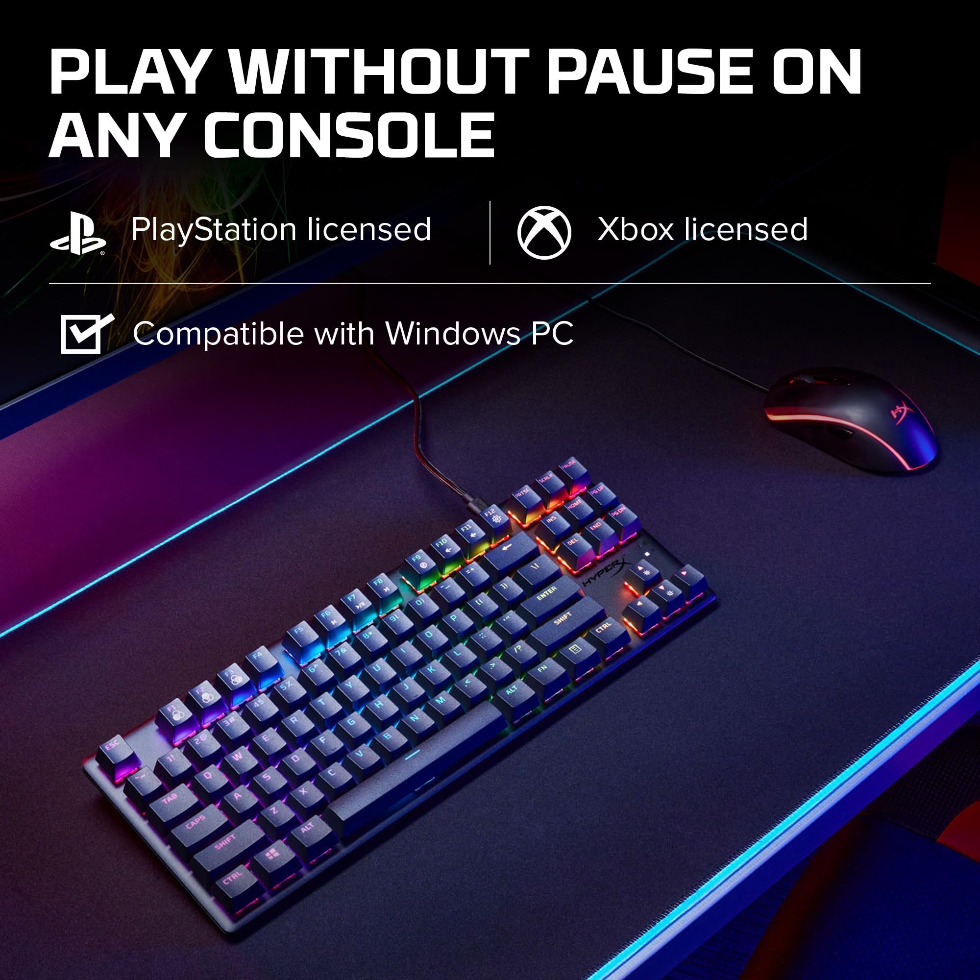 Amazon.com: HyperX Alloy Origins Core - Tenkeyless Mechanical